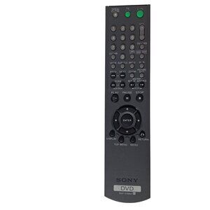 Sony DVD Player Remote Control RMT D168A